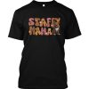 Staffordshire Bullterrier Mama T-Shirt, Groovy World, Best Staffy Mama Geschenk, Hunde Mama, Hundeliebhaber, Baumwolle, Herren, Damen, elastisch