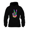 Coole Peace Hand Tie-Dye für Erwachsene und Kinder Pullover Hoodie, Herren Damen Mode, Freizeit, Streetwear, Kapuzenpullover, Baumwolle, leicht elastisch